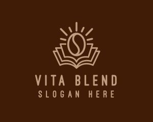 Coffee Bean Book logo design