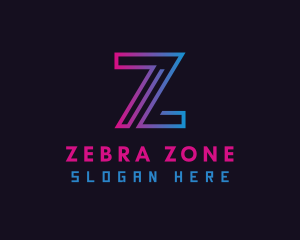 Digital Software Letter Z logo design