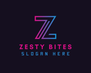 Digital Software Letter Z logo design