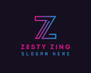 Digital Software Letter Z logo design