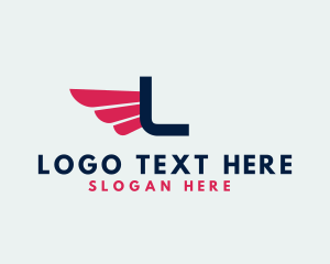 Logistics Delivery Wings logo