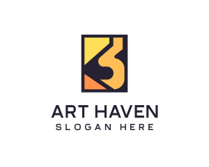 Modern Art Painting logo design