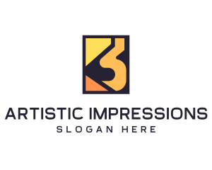 Modern Art Painting logo design