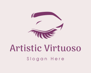 Pretty Eyelashes Salon logo design