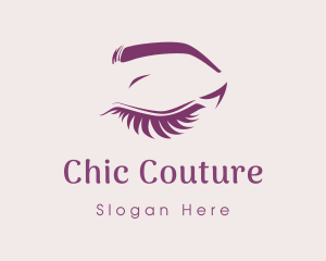 Pretty Eyelashes Salon logo design