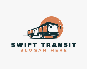 Bus Tour Commuter logo design