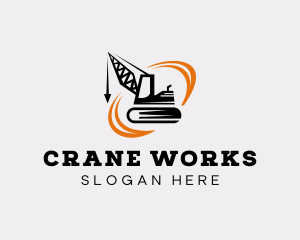 Industrial Construction Crane logo