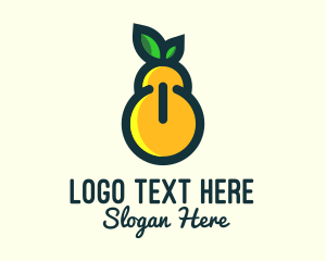 Pear Fruit Power Button logo