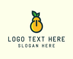 Pear Fruit Power Button logo