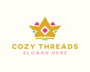 Royal Tiara Crown logo design