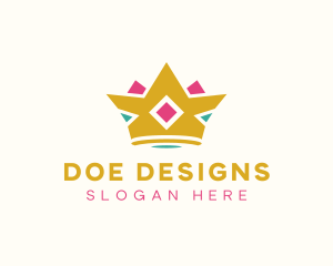 Royal Tiara Crown logo design