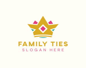 Royal Tiara Crown logo design