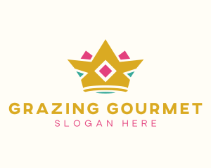 Royal Tiara Crown logo design