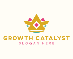 Royal Tiara Crown logo design