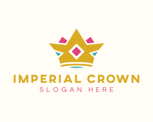 Royal Tiara Crown logo design