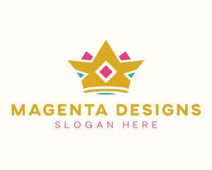 Royal Tiara Crown logo design