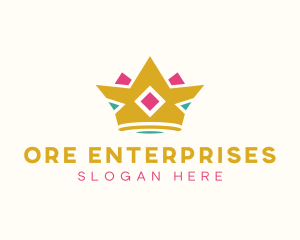 Royal Tiara Crown logo design