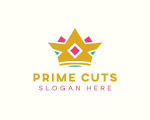 Royal Tiara Crown logo design