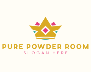 Royal Tiara Crown logo design