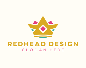 Royal Tiara Crown logo design