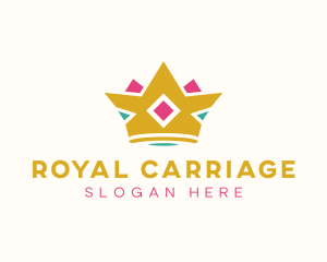 Royal Tiara Crown logo design