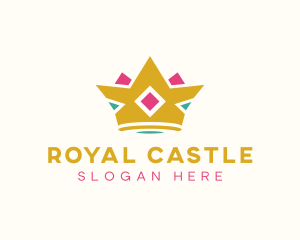 Royal Tiara Crown logo design