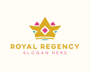 Royal Tiara Crown logo design