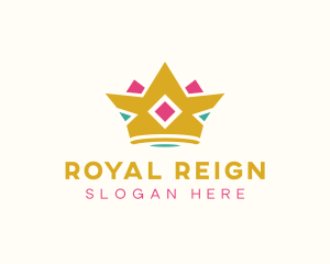 Royal Tiara Crown logo design