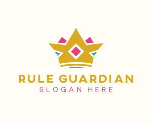 Royal Tiara Crown logo design