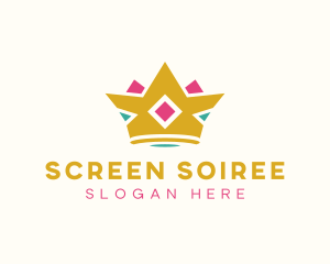 Royal Tiara Crown logo design