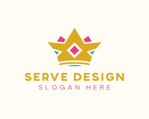 Royal Tiara Crown logo design