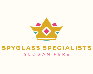 Royal Tiara Crown logo design