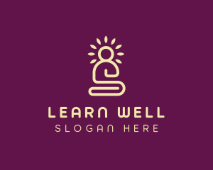 Meditation Yoga Wellness logo design