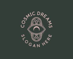 Cosmic Mystic Eye logo design