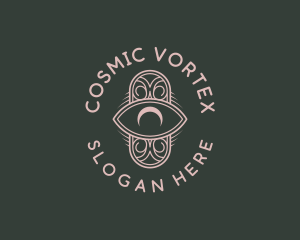 Cosmic Mystic Eye logo design