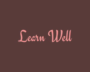 Cursive Wellness Salon logo design