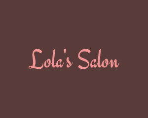 Cursive Wellness Salon logo design