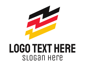 Germany Lightning Flag  logo