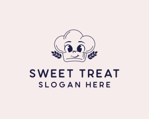 Bakery Wheat Toque logo design