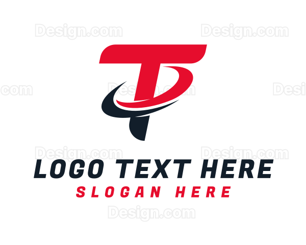 Orbit Business Letter T Logo