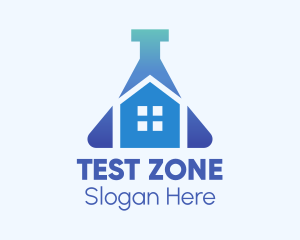 Blue Home Laboratory logo design