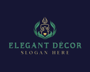 Candle Light Decoration logo design