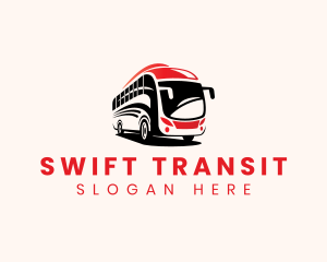 Bus Travel Transportation  logo design