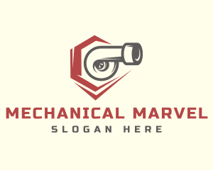 Turbo Engine Mechanic logo design