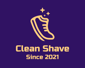 Shoe Shine Cleaning logo design