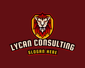 Wild Lion Gaming logo design