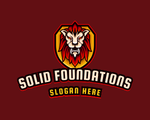 Wild Lion Shield logo