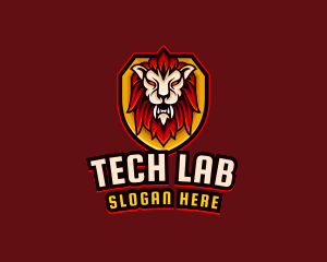 Wild Lion Gaming logo design