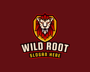 Wild Lion Gaming logo design