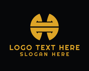 Edgy - Modern Edgy Letter H logo design